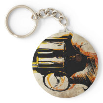 Revolver Trigger Keychain