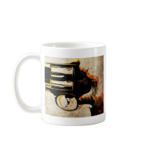 Revolver Trigger Coffee Mugs