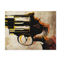 Revolver Trigger Postcard