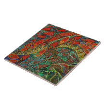 "Revolving Door" (painting) Tile