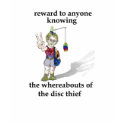 reward for the whereabouts of the disc thief t-shirts by michiganartist reward for the whereabouts of the disc thief t-shirts