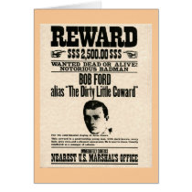 Reward Poster BOB FORD cards by posterbaby Reward Poster BOB FORD cards