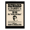 Reward Poster BOB FORD cards