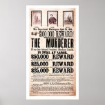 Reward Poster for Lincoln's Assassination 1865