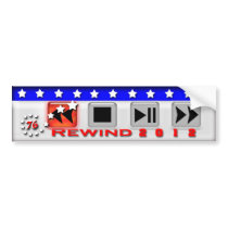 Rewind 2012 bumper sticker