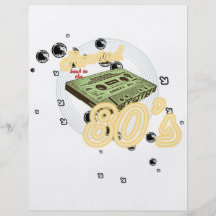 Rewind back to the 80s flyer design