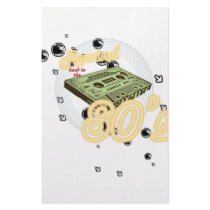 Rewind back to the 80s personalized stationery