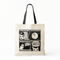 Rewrite Hell Comic Strip Canvas Bag