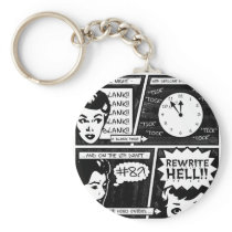 Rewrite Hell Comic Strip Keychains
