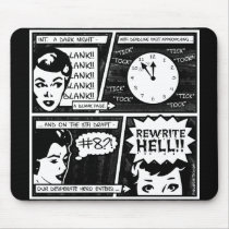 Rewrite Hell Comic Strip Mousepad