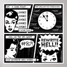 Rewrite Hell Comic Strip Print