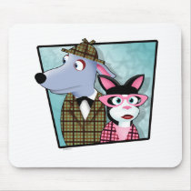 Rex and Boots Mousepad by Swazzle Rex and Boots Mousepad