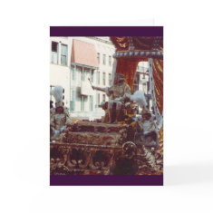 Rex King of Mardi Gras 1983 card