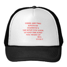 rex stout quote mesh hats