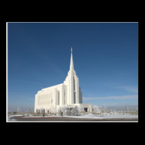 Rexburg LDS Temple postcards