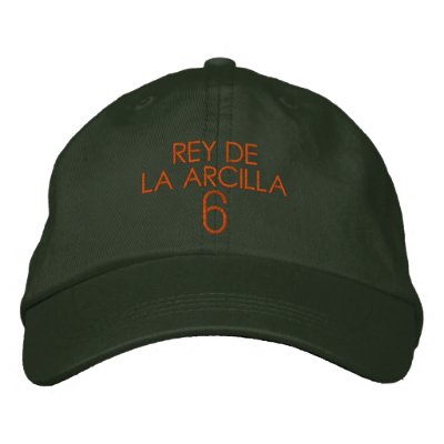 REY DE LA ARCILLA 6 GORRA BORDADA REY DE LA ARCILLA 6 GORRA BORDADA