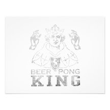 Rey de Pong de la cerveza Comunicados Personalizados