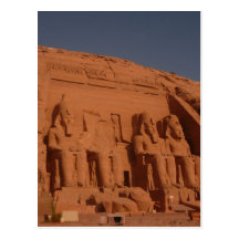 reyes del simbel del abu tarjeta postal
