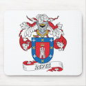 Reyes Family Crest mousepads
