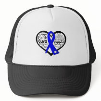 Reye's Syndrome Heart Ribbon Collage Hat