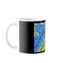 Reyesville Map Mug by ReyesvilleGeneral Reyesville Map Mug