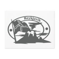 Reykjavik Stamp postcards
