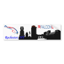 Rfalconcam Cityscape Bumper Sticker bumper stickers