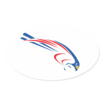 Rfalconcam Oval Sticker stickers