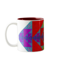 RGB Sierpinski Square Mug