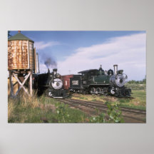 RGS narrow gauge 4-6-0 Poster