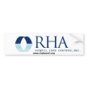RHA Howell Care Centers Bumper Sticker bumper stickers by RHAHowell RHA Howell Care Centers Bumper Sticker bumper stickers