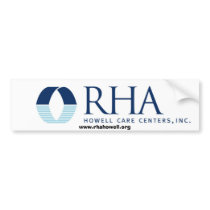 RHA Howell Care Centers Bumper Sticker bumper stickers