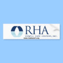 RHA Howell Care Centers Bumper Sticker bumper stickers by RHAHowell RHA Howell Care Centers Bumper Sticker bumper stickers