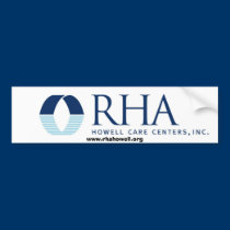 RHA Howell Care Centers Bumper Sticker bumper stickers