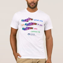 RHA Howell Imagine Logo on Fitted White T-Shirt