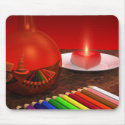 Rhapsodie in Red mousepads