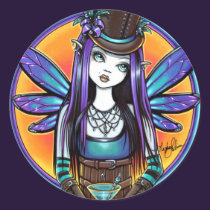 "Rhapsody" Gothic Absinthe Fairy Art Stickers stickers