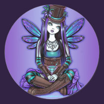 "Rhapsody" Gothic Absinthe Fairy Art Stickers stickers