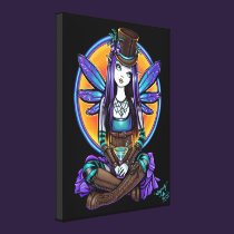 "Rhapsody" Gothic Steampunk Fairy Wrapped Canvas canvas prints