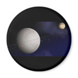 Rhea's Rings Fridge Magnets