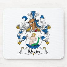 Rhein Family Crest Mouse Pads