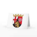 Rheinland Pfalz Coat of Arms Greeting Card
