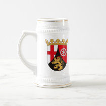 Rheinland Pfalz Coat of Arms Mug by FlagTshirts Rheinland Pfalz Coat of Arms Mug