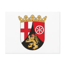 Rheinland Pfalz Coat of Arms Postcard