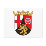 Rheinland Pfalz Coat of Arms Postcard