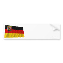 Rheinland-Pfalz Flag bumper stickers by Vexillophile Rheinland-Pfalz Flag bumper stickers