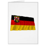 Rheinland-Pfalz Flag Greeting Card