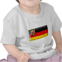 Rheinland-Pfalz Flag Gem t-shirts by Vexillophile Rheinland-Pfalz Flag Gem t-shirts