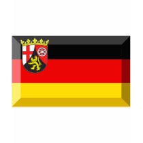 Rheinland-Pfalz Flag Gem t-shirts by Vexillophile Rheinland-Pfalz Flag Gem t-shirts