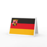 Rheinland Pfalz Flag Greeting Card